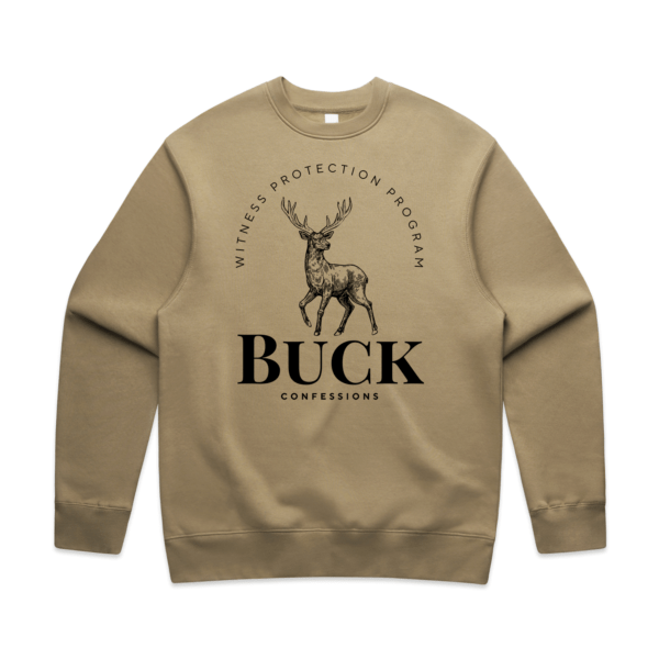 Buck Confessions Unisex Crew Sweatshirt - Image 2