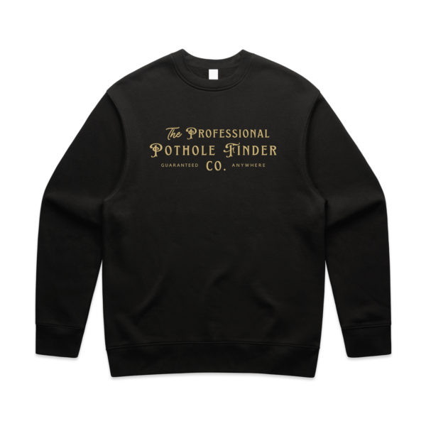 Professional Pothole Finder Unisex Crew Sweatshirt